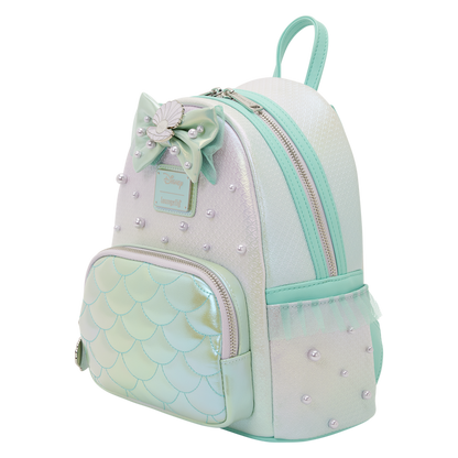 THE LITTLE MERMAID IRIDESCENT PEARL LOUNGEFLY MINI BACKPACK