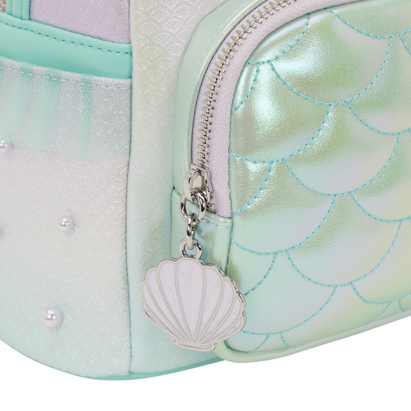 THE LITTLE MERMAID IRIDESCENT PEARL LOUNGEFLY MINI BACKPACK