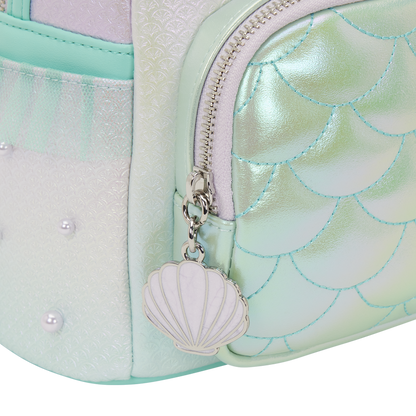 THE LITTLE MERMAID IRIDESCENT PEARL LOUNGEFLY MINI BACKPACK