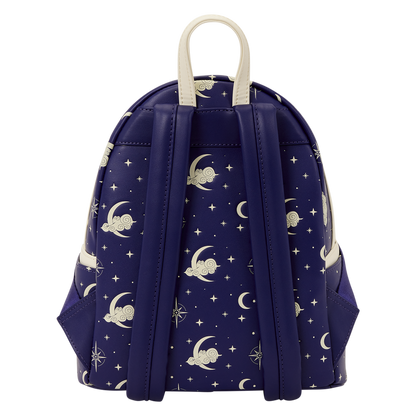 THE NIGHTMARE BEFORE CHRISTMAS JACK SKELLINGTON & SALLY NIGHT SKY LOUNGEFLY MINI BACKPACK