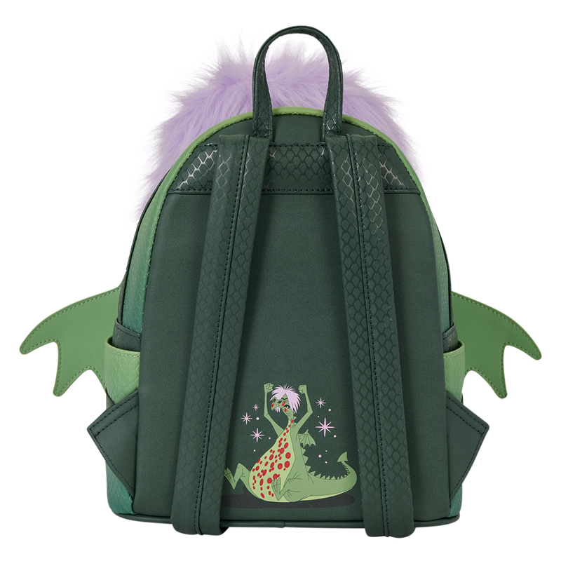 THE SWORD IN THE STONE MADAM MIM DRAGON COSPLAY LOUNGEFLY MINI BACKPACK