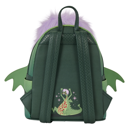 THE SWORD IN THE STONE MADAM MIM DRAGON COSPLAY LOUNGEFLY MINI BACKPACK