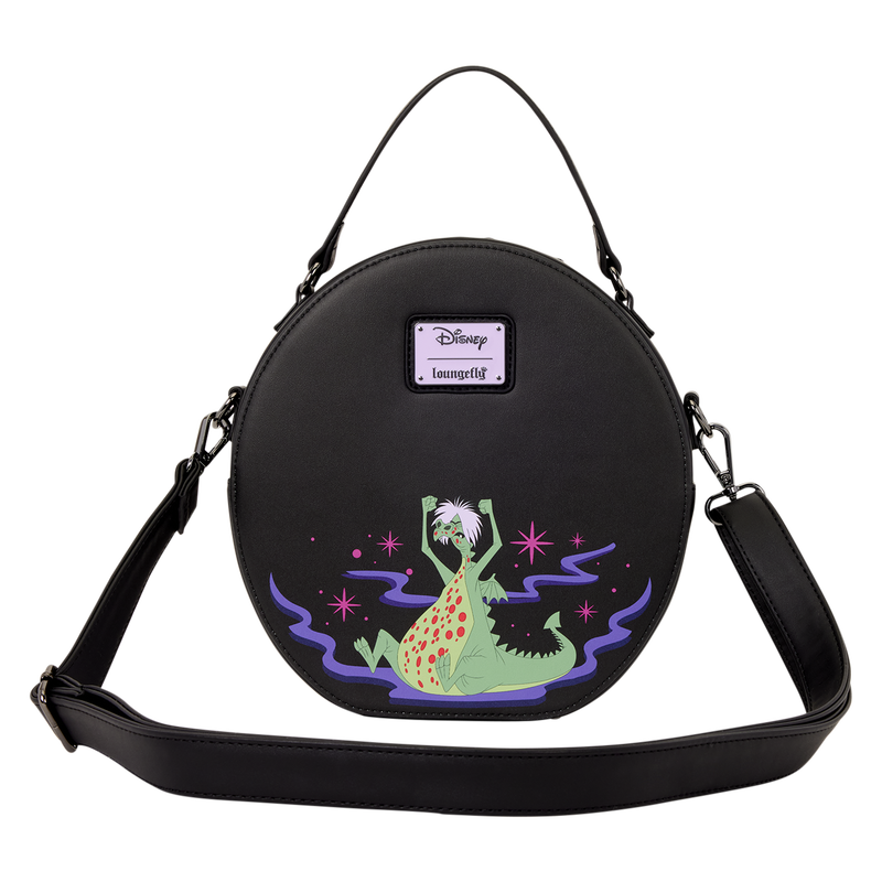 THE SWORD IN THE STONE MADAM MIM LENTICULAR LOUNGEFLY CROSSBODY BAG