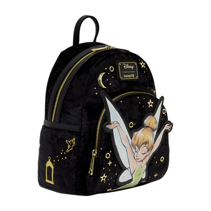 TINKER BELL PIXIE DUST VELVET LOUNGEFLY MINI BACKPACK