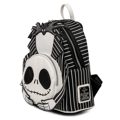 Backpack with Jack Skellington design from 'The Nightmare Before Christmas' on a white background