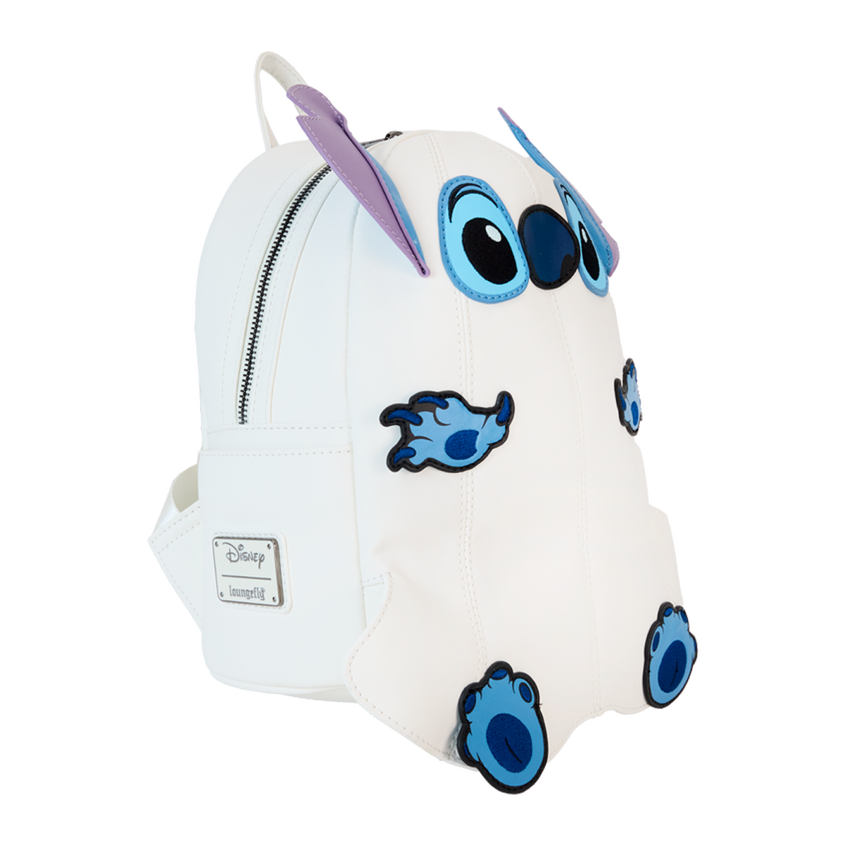 LILO & STITCH GHOST STITCH GLOW-IN-THE-DARK LOUNGEFLY MINI BACKPACK