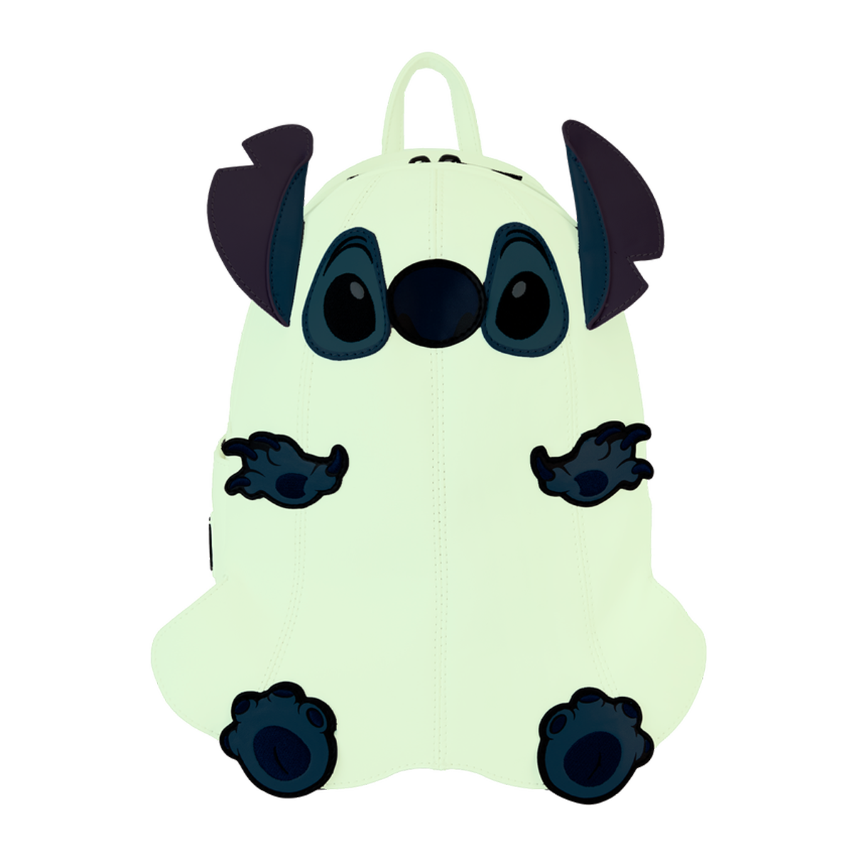 LILO & STITCH GHOST STITCH GLOW-IN-THE-DARK LOUNGEFLY MINI BACKPACK