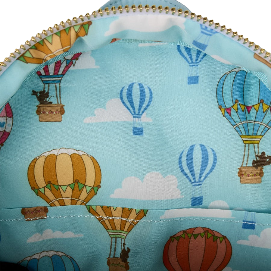 Loungefly lining with hot air balloon design