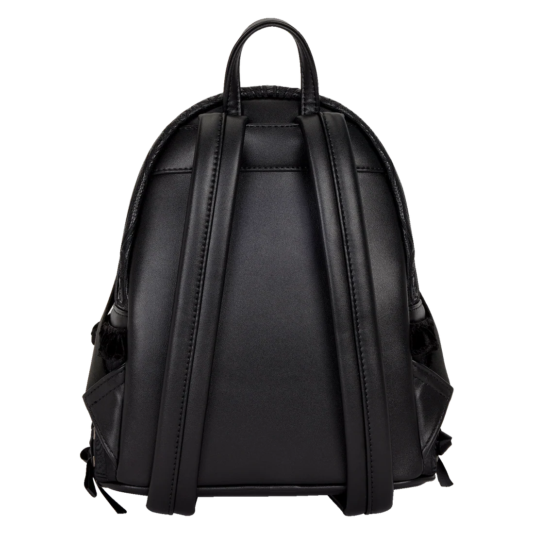 Black Loungefly backpack on a white background