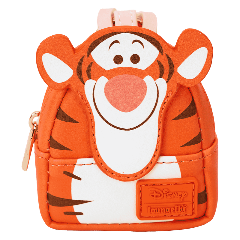 Tigger-shaped pouch with a visible Disney logo on a white background