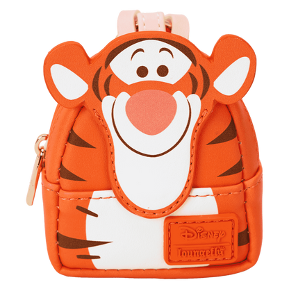 Tigger-shaped pouch with a visible Disney logo on a white background