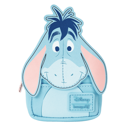 Winnie the Pooh Eeyore Loungefly bag charm on a white background