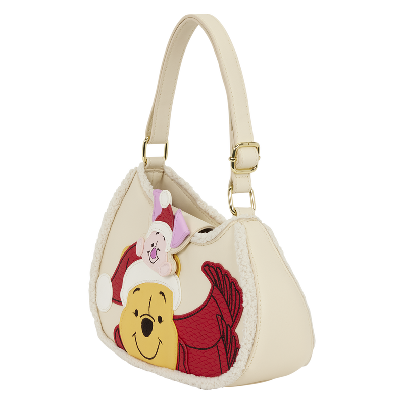 WINNIE THE POOH AND PIGLET HOLIDAY LOUNGEFLY CROSSBODY BAG