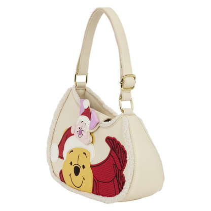 WINNIE THE POOH AND PIGLET HOLIDAY LOUNGEFLY CROSSBODY BAG