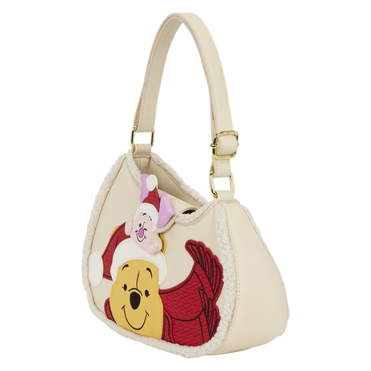 WINNIE THE POOH AND PIGLET HOLIDAY LOUNGEFLY CROSSBODY BAG