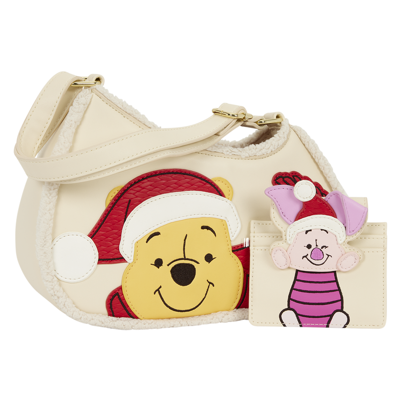 WINNIE THE POOH AND PIGLET HOLIDAY LOUNGEFLY CROSSBODY BAG