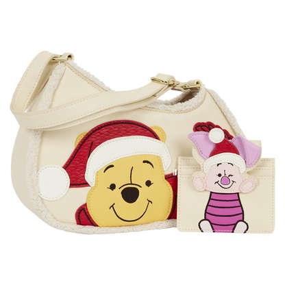 WINNIE THE POOH AND PIGLET HOLIDAY LOUNGEFLY CROSSBODY BAG