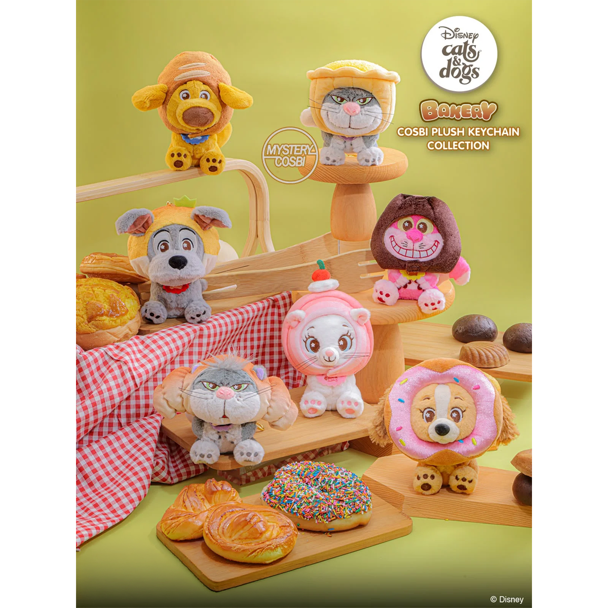 DISNEY CATS & DOGS BAKERY PLUSH BLIND BOX