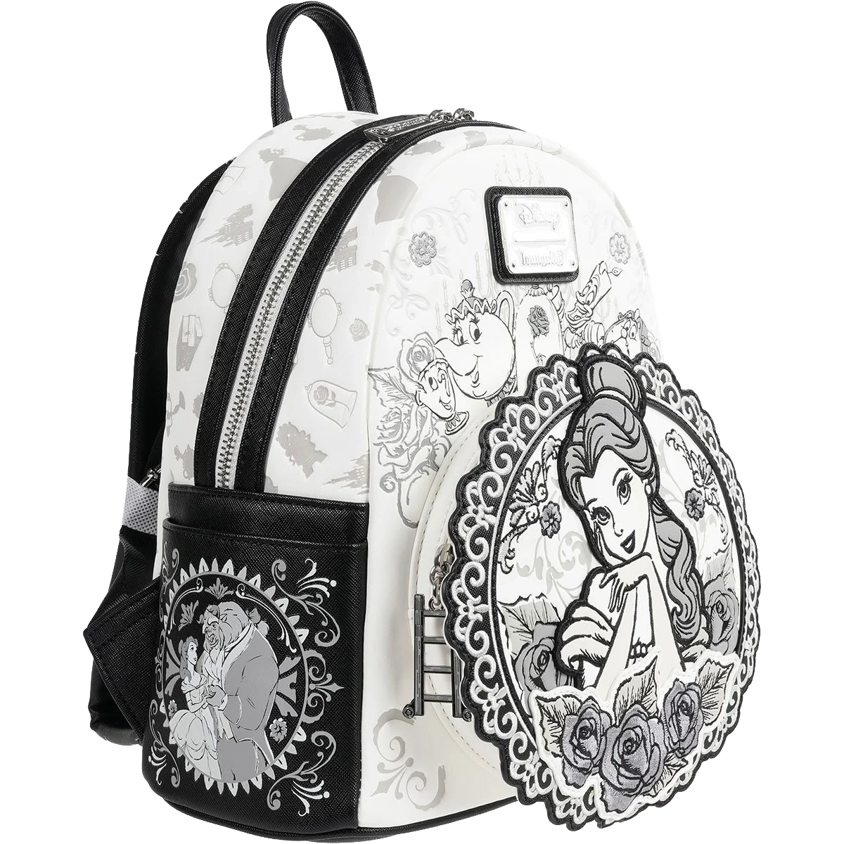 BEAUTY AND THE BEAST BELLE SKETCH LOUNGEFLY MINI BACKPACK