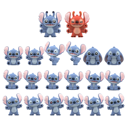 STITCH MINI FLUFFY SERIES BLIND BOX (3 FIGURES PER BAG)