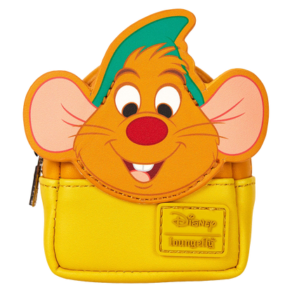 OPENED CINDERELLA 75TH ANNIVERSARY LOUNGEFLY MYSTERY BAG CHARMS - GUS