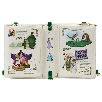ROBIN HOOD CLASSIC BOOK CONVERTIBLE LOUNGEFLY CROSSBODY BAG