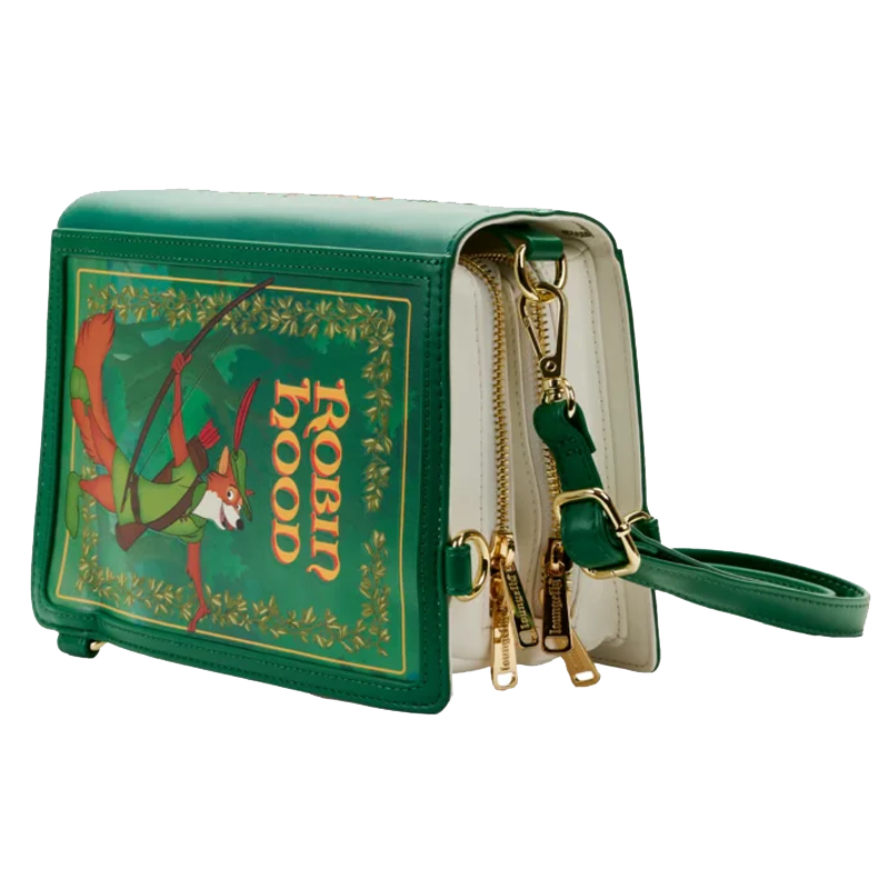 ROBIN HOOD CLASSIC BOOK CONVERTIBLE LOUNGEFLY CROSSBODY BAG