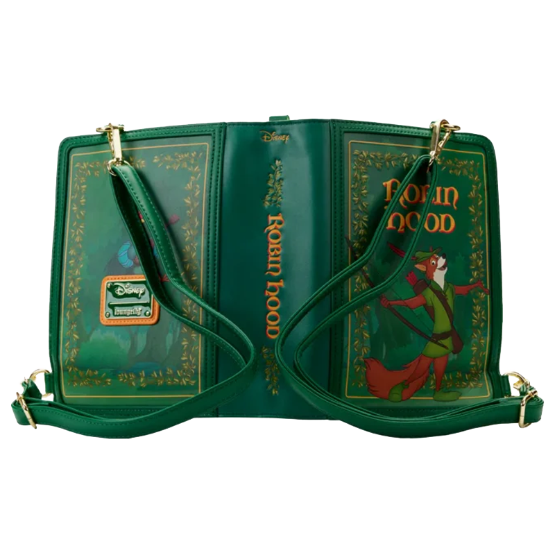 ROBIN HOOD CLASSIC BOOK CONVERTIBLE LOUNGEFLY CROSSBODY BAG