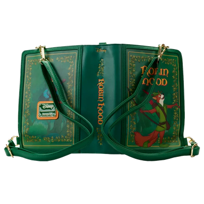 ROBIN HOOD CLASSIC BOOK CONVERTIBLE LOUNGEFLY CROSSBODY BAG
