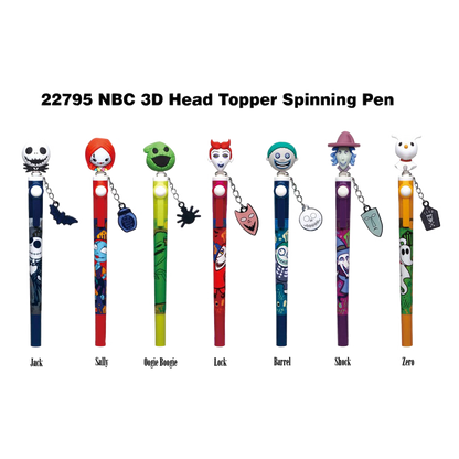 NIGHTMARE BEFORE CHRISTMAS TOPPER SPINNING PEN BLIND BOX
