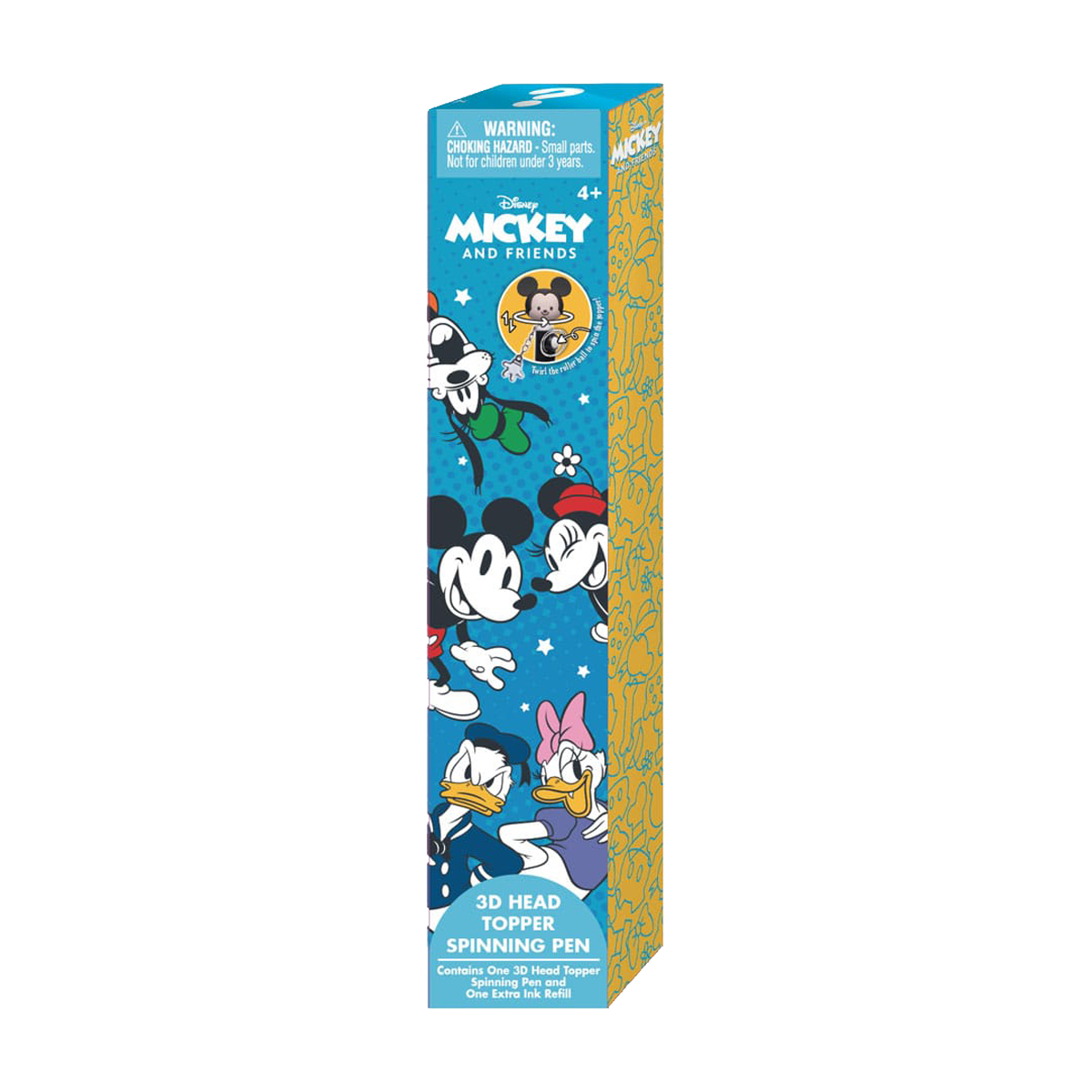 MICKEY & FRIENDS 3D TOPPER SPINNING PIN BLIND BOX